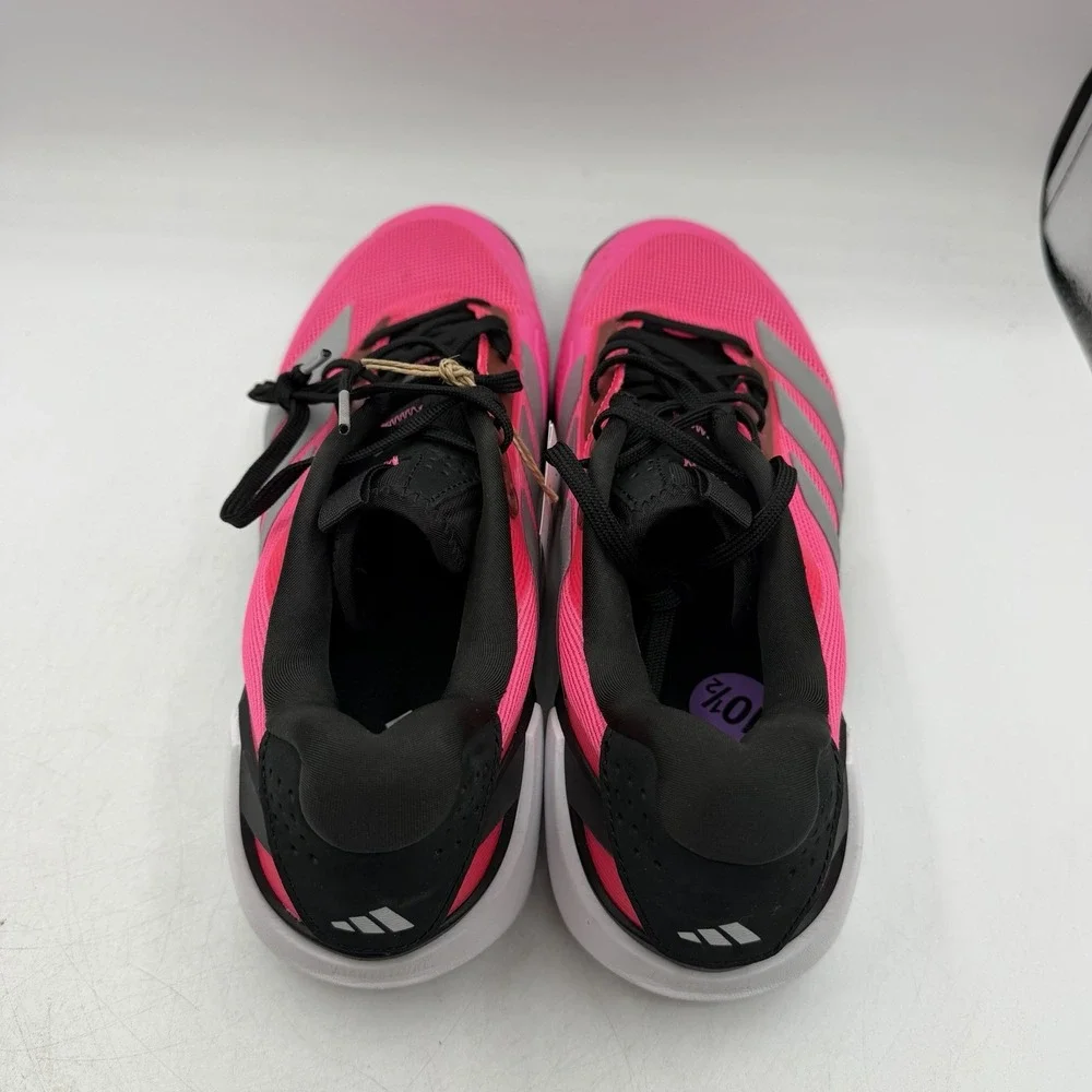 Adidas Adizero Ubersonic 5 Tennis Court Shoes Mens 10 Pink Black Sneakers JQ2901